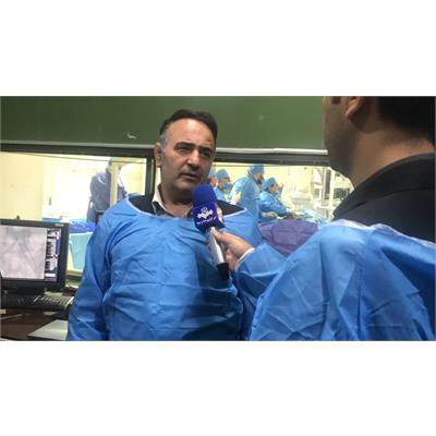 انجام عمل تاوی (تعویض دریچه قلب از طریق آنژیوگرافی) در بیمارستان امام علی(ع) کرمانشاه برای اولین بار در غرب کشور