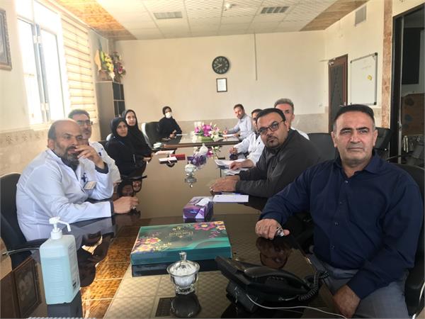 برگزاری جلسه کمیته بحران در بیمارستان امام علی(ع)